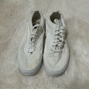 White Lace Vans